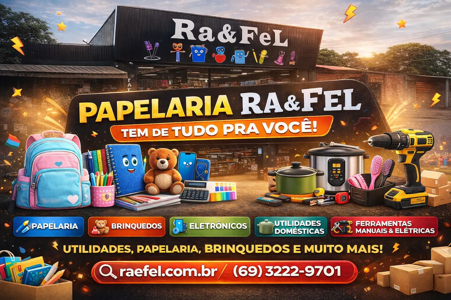 Ra & Fel Papelaria e Utilidades