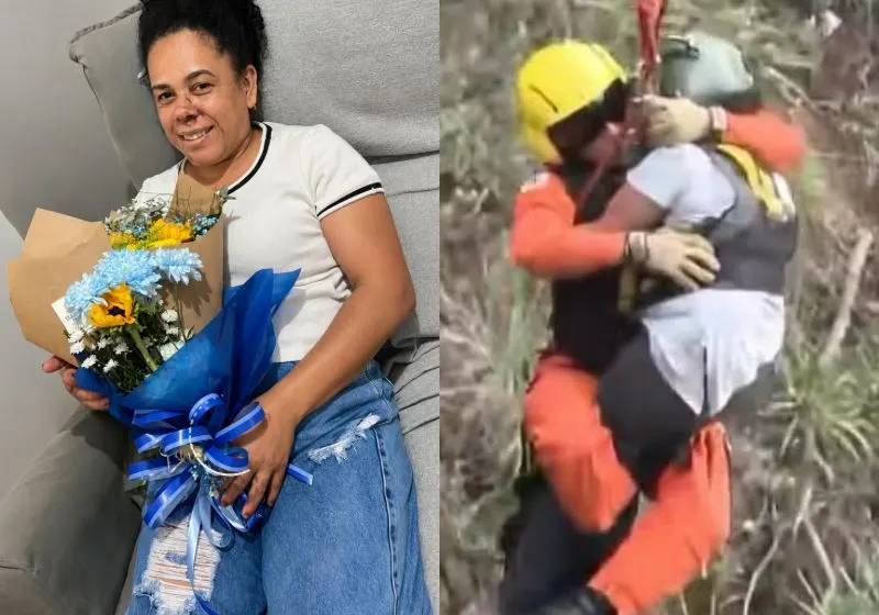 Mulher jogada de penhasco pelo ex sobrevive, recebe alta e emociona o Brasil ao reencontrar os filhos