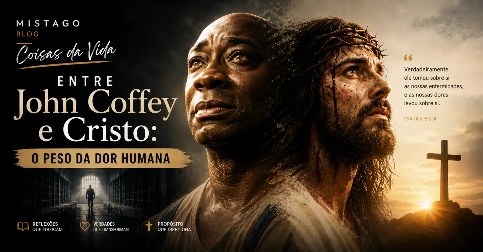 Entre John Coffey e Jesus Cristo: O peso da dor humana