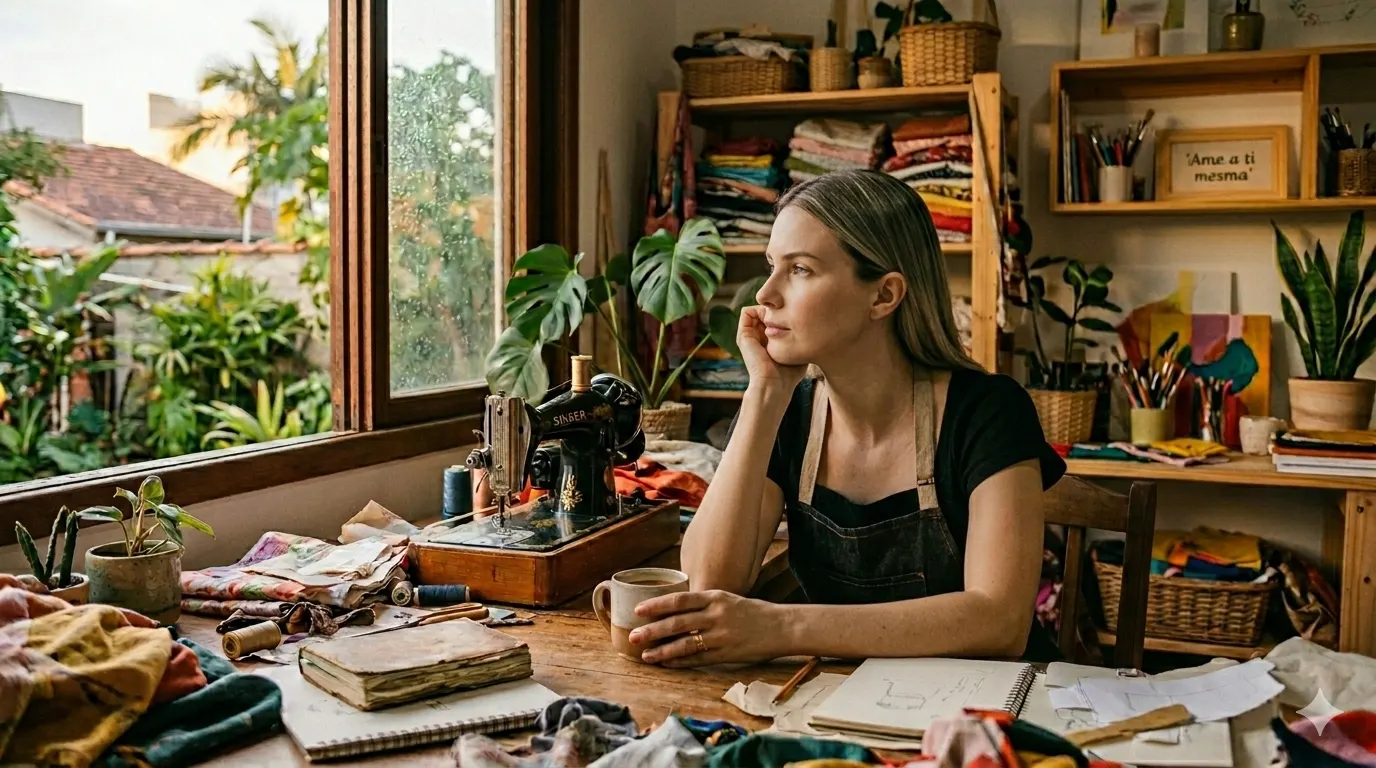 Arrumando a casa, o atelier e a alma: por onde começar quando tudo pede atenção?
